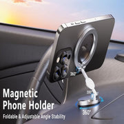 Car Folding Magnetic Phone Holder 360° Rotation Adapters & Chargers Horizons Deal 